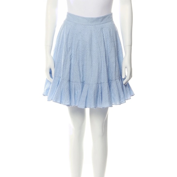 REBECCA MINKOFF Ruffle Embellishment Mini Skirt - Picture 1 of 3
